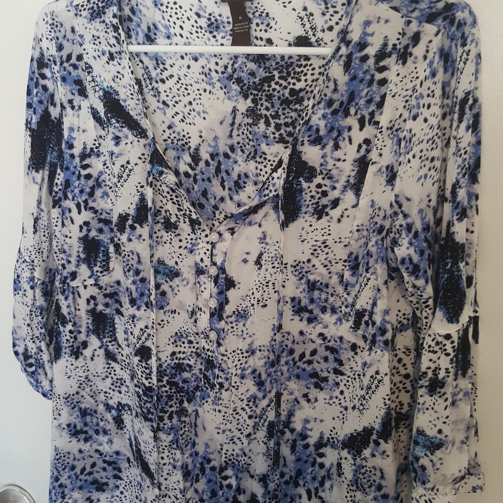 🌼3 for 22🌼Bit & Bridle 3/4 Sleeves Blouse med